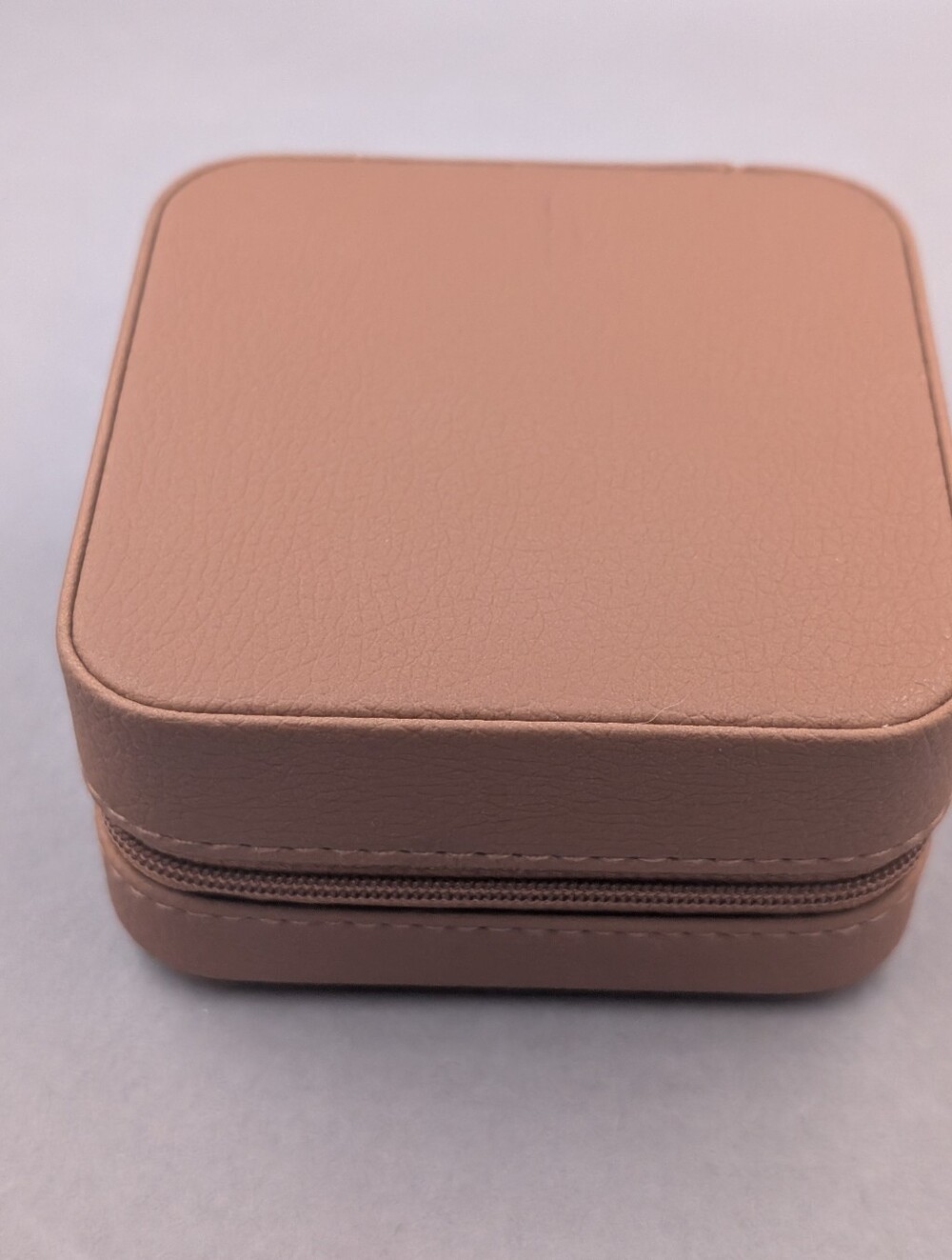 Brown Travel Jewelry Box Organizer Case Ring Earring Necklace Storage 1128